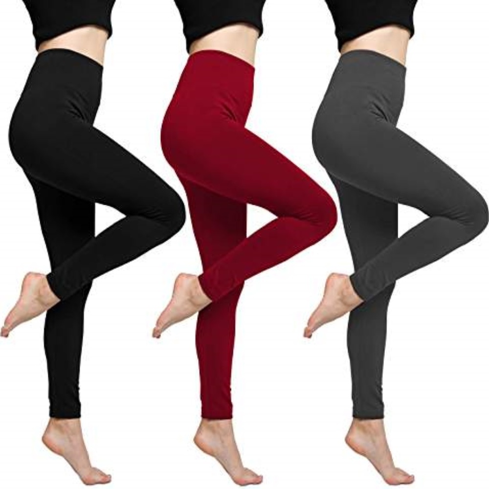 Sofra Plus Size Fleece Leggings 5 Pack NWT